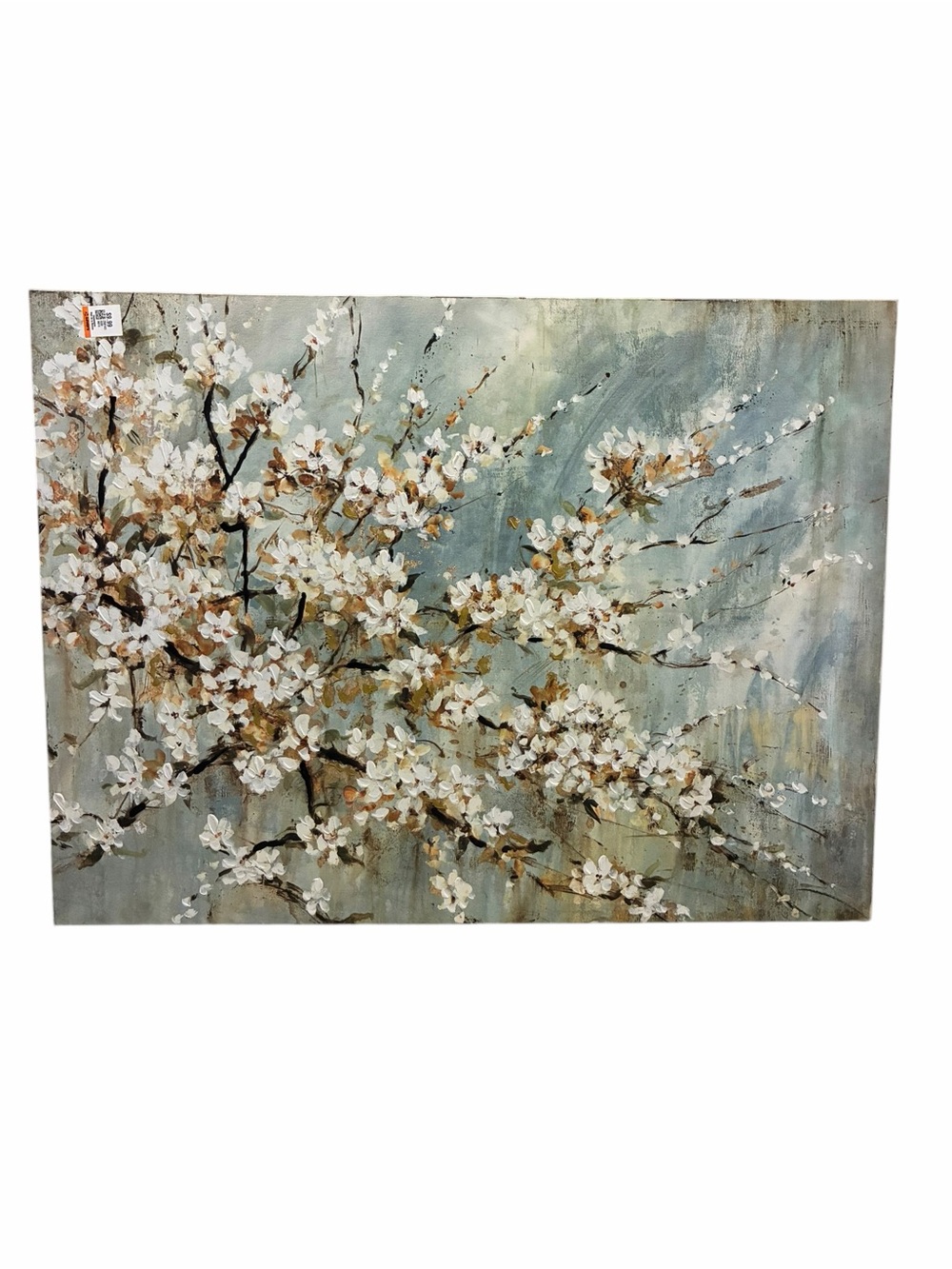 Canvas blossom Melody by Liv Carson featuring white cherry blossoms